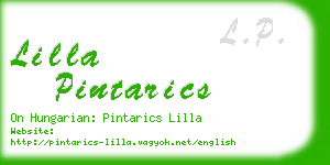 lilla pintarics business card